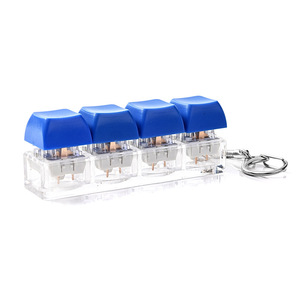 Mechanical Keyboard Switch Keychain Fidget <b>Toy</b> Stress Relief Sensory <b>Desk</b> Accessory Feel Portable Clicker for Office - Product Image 5