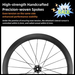Nouveau produit Ldeas Fixie Wheelset Ultralight Wheel Set Oem Roval Carbon Wheelset 700C Road for Track - Product Image 6