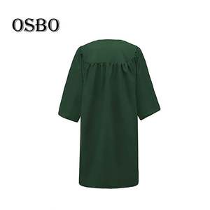 Uniforme escolar para niños, bata de graduación, color negro mate - Product Image 2