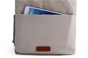 Sac à dos à enroulement personnalisé de grande capacité pour hommes, en Oxford durable, antivol, pour voyage, affaires, recyclé, pour ordinateur portable - Product Image 6