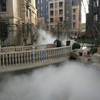 Bomba de agua de máquina de nebulización de enfriamiento al aire libre de alta presión con pulverizador de niebla de supresión de polvo