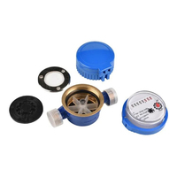 Ventes directes usine Compteur d'eau mécanique 110 mm DN15 Type jet unique Cadran sec avec corps en laiton IP68 OEM