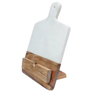 Marble Cutting Board Non-slip Two Sides Used Chopping Block With Hanging Hole
