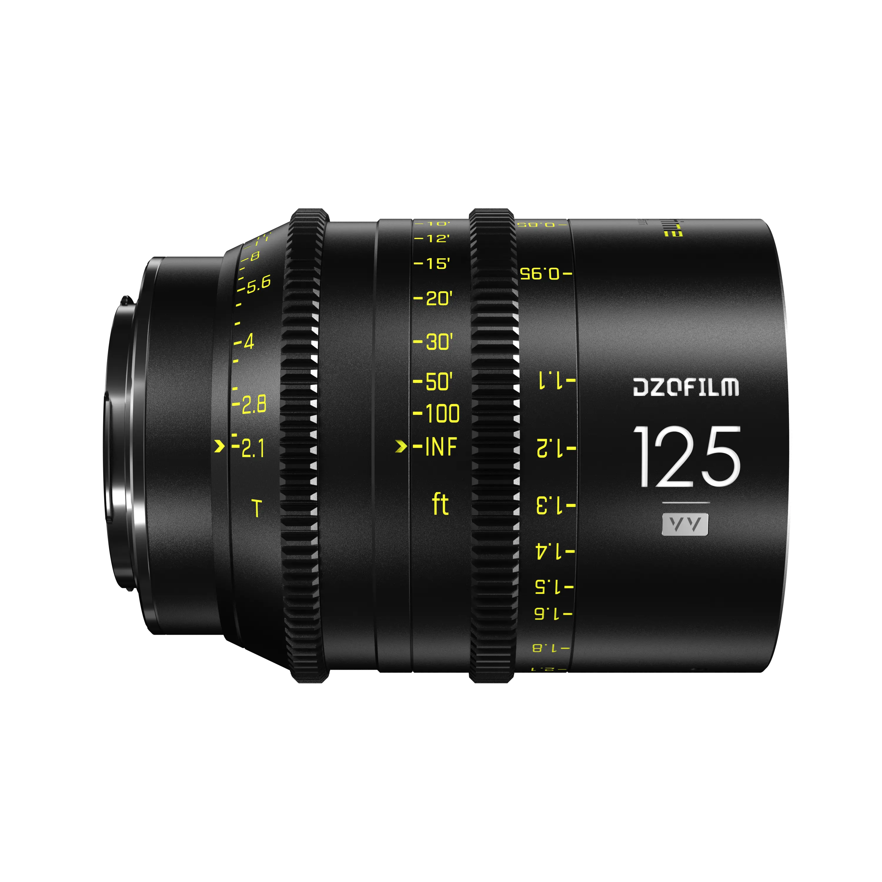 DZOFILM Vespid primo obiettivo cinematografico 125mm T2.1 per fotocamera con Vista Full-Frame, attacco PL