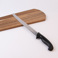 Couteau à découper en acier inoxydable de 12 pouces de haute qualité pour restaurant domestique couteaux de chef à trancher avec manche en PP