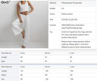 QINSI 2025 femmes personnalisé 2 pièces vêtements de détente solide haut court sans manches pantalon vêtements de nuit femmes printemps été pyjamas