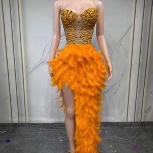 Abito da <span class=keywords><strong>donna</strong></span> di alta gamma senza spalline con perline di cristallo e rete, linea impero, tinta unita, <span class=keywords><strong>sexy</strong></span>, per feste, abbigliamento femminile - Product Image 2