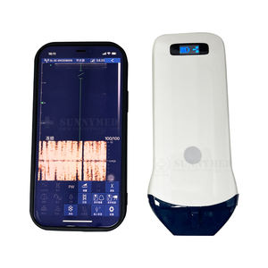 SY-AC51 kablosuz 128 elemanları Mini çift prob tarayıcı doğrusal/dışbükey/aşamalı dizi 3 in 1 cep ultrason - Product Image 2