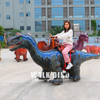 Dinosaure parc centre commercial électrique animatronique Mamenchisaurus réaliste marche taille réelle marche dinosaure