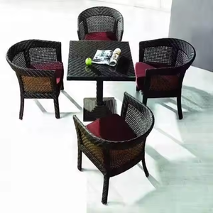 Ensemble de meubles de terrasse extérieure Ensemble de meubles de terrasse de <span class=keywords><strong>jardin</strong></span> table et chaise en rotin Ensembles de canapés Ensemble de meubles de <span class=keywords><strong>jardin</strong></span> d'extérieur - Product Image 6