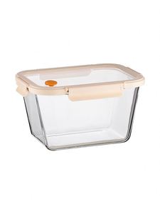 Rectangular Snap-Lock Glass Food Storage Container <b>Microwave</b> & Freezer Safe BPA Free Dishwasher Safe Eco-Friendly Kitchen <b>Set</b> - Product Image 1