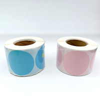 Étiquettes rondes personnalisées en couleur, 2 pouces, autocollantes thermiques, rouleau d'autocollants, papier imperméable, pour imprimantes POS/Epson