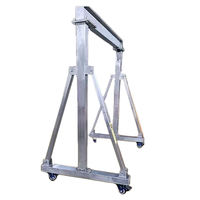 Grue à portique en aluminium électrique mobile portative flexible structurelle d'atelier 3T 5T 10T