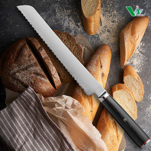 سكين ناكيري ياباني من وايكين 7 بوصات، فولاذ دمشقي 67 طبقة، مقبض G10، صلابة روكويل 60+/-2HRC، مناسب لليدين، تلميع عالي - Product Image 4