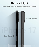 Étui mat en PP pour iPhone 18 Pro, coque arrière rigide ultra-fine, anti-jaunissement