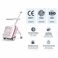 Sac de poussette multifonctionnel 20 pouces, valise de voyage pour étudiants avec serrure pour enfants