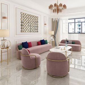 <span class=keywords><strong>Fauteuil</strong></span> en tissu minimaliste nordique avec dossier pour salon, chambre et appartement – Chaise d'appoint - Product Image 4