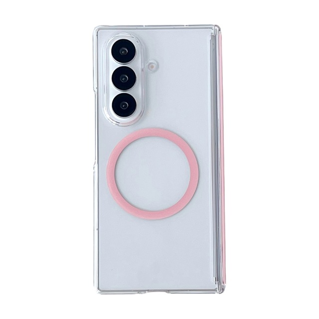 Folding Magnetic Ultra Slim PC Skin Feel Transparent Lightweight Anti-drop Phone Case for Samsung Galaxy Z Fold 8 8 ultra 7