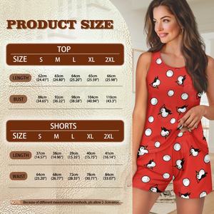 เซ็ตชุดนอนแข<span class=keywords><strong>นก</strong></span>ุดสำหรับผู้หญิงพิมพ์ลายนกหัวขวานและไข่ตามสั่งมีสไตล์และทันสมัย - Product Image 4