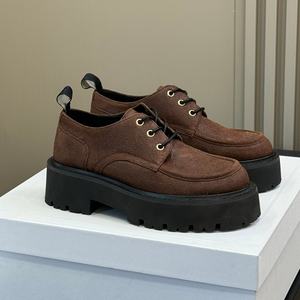 Spring and Autumn New English Style Pedal Small Slip Resistant Soft <b>Shoes</b> Women Retro Thick Bottom Loafers Casual Dress <b>Shoes</b> - Product Image 1