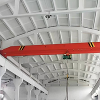 Pont roulant monopoutre à fréquence variable 5-10 tonnes, à fonctionnement stable, pour levage en atelier d'assemblage