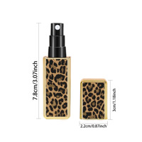 Mini vaporisateur de parfum rechargeable portable, flacon en plastique, format voyage, poche, pompe à parfum, étui, vaporisateur de brume corporelle, récipient à parfum