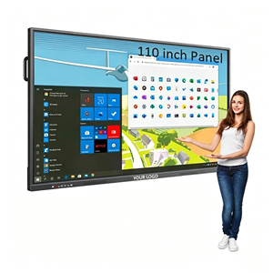ARKTV 75 85 98 110 นิ้ว จอ LCD สมาร์ทบอร์ด ราคา กระดานไวท์บอร์ดดิจิทัล อุปกรณ์การศึกษา ไวท์บอร์ดแบบอินเทอร์แอคทีฟ - Product Image 1