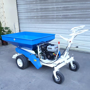 Épandeur de compost manuel autopropulsé, épandeur de <span class=keywords><strong>gazon</strong></span> à double disque, épandeur d'<span class=keywords><strong>engrais</strong></span> rotatif pour jardin - Product Image 4