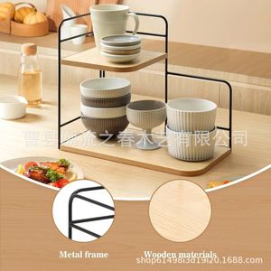 Simple iron double-layer <b>shelf</b>, corner desktop storage <b>rack</b>, skincare product organizer, multi-functional storage <b>rack</b> - Product Image 2