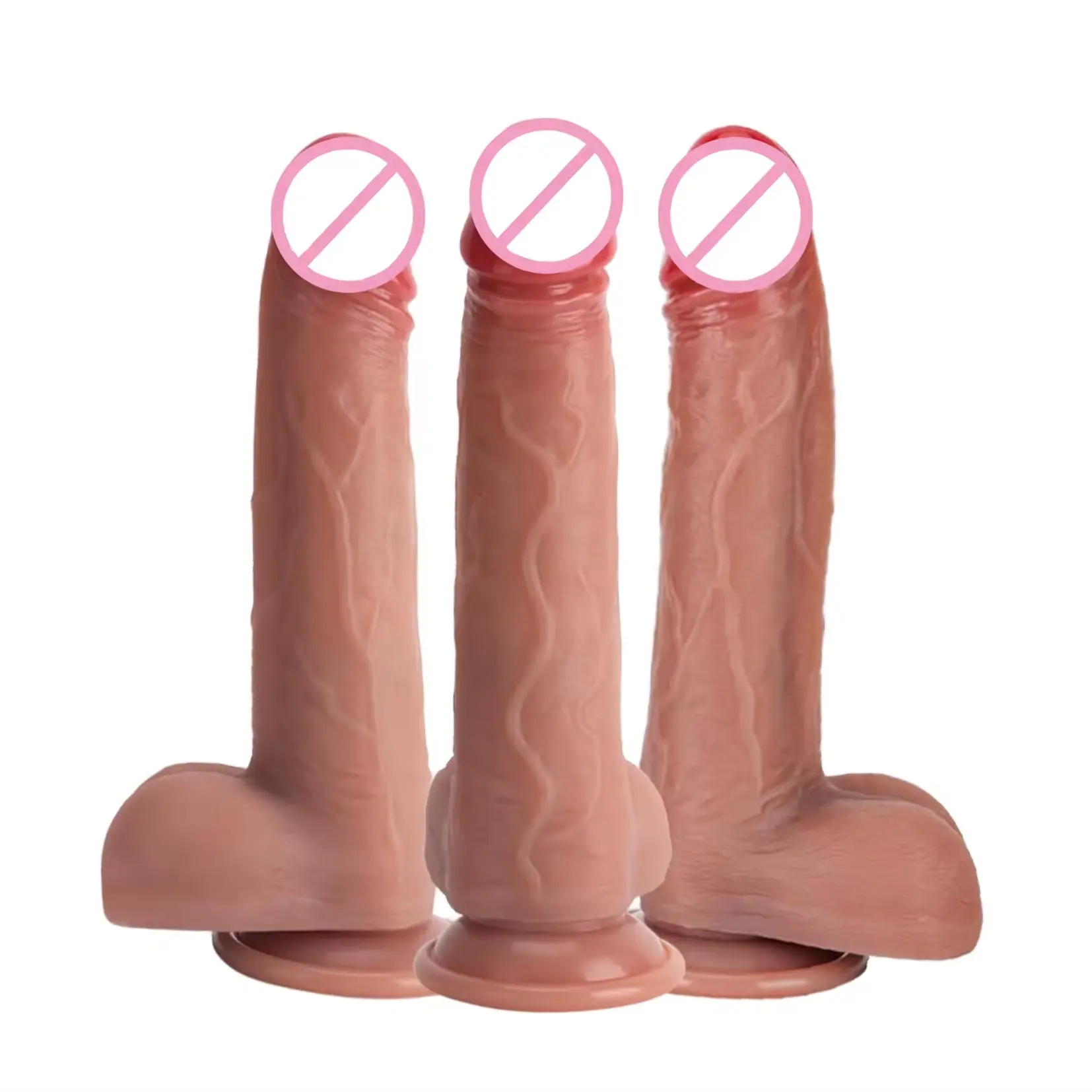 Realistic dildo anal plug butt plug Erotic penis sex foreskin long dildo anal Penis Dildo Vibrator For Women