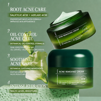 Crème personnalisable pour le soin des imperfections, pour peaux grasses et sujettes à l'acné, avec acide azélaïque, acide salicylique, niacinamide, gel apaisant et régulateur de sébum