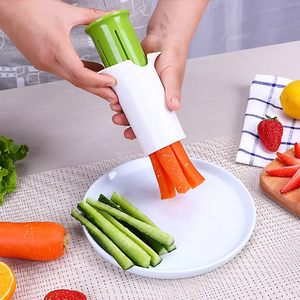Zenidoo Durable PP Manual Multi-Function <b>Vegetable</b> Chopper Easy Use Home Kitchen Gadget Cucumbers Carrots Tomatoes Slicer - Product Image 4