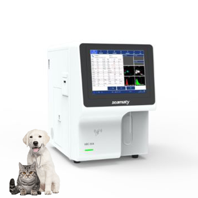 Seamaty VBC50A Vet Full Automated Hematology Analyzer 3 Part Veterinary Blood Analysis Cbc Machine System With Open Reagent