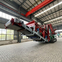 Concasseur mobile sur chenilles 1214 à bon prix pour la production d'agrégats avec deux matériaux finis