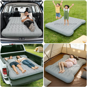Colchón Inflable Portátil para Viajes en Auto y Campamento al Aire Libre, Colchoneta Gruesa para Dormir en Camionetas, Cama de Aire con Bomba para Asiento Trasero - Product Image 5