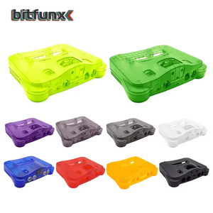 Bitfunx N64 Shell boîtier de remplacement pour Nintend <span class=keywords><strong>64</strong></span> boîtier de remplacement accessoires de jeu rétro jeux N64 - Product Image 1