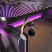 Table de jeu moderne en métal élargie, haute performance, avec surface en fibre de carbone épaissie, pour chambre à coucher
