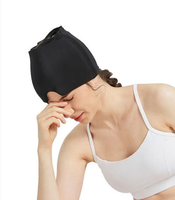 Capuchon de compression de haute qualité avec masque oculaire en gel chaud et froid pour le soulagement des maux de tête et des migraines