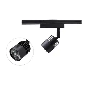 Mini éclairage LED magnétique pour bijoux Support de lumière pour plafond Projecteur pour magasin de vêtements Projecteur à deux fils Kit de boîtier en aluminium