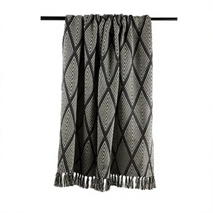 Hot Sell Boho Ultra Soft & Medium Weight <b>Throw</b> Blanket Ideal For All Season Most Popular Striped Blankets Outdoor Indoor Use - Product Image 1