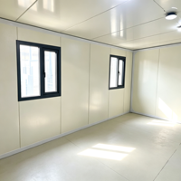 Casa Container Modulare in Acciaio Scalabile, Design con Porta Scorrevole, Ottima Traspirabilità, Installazione Rapida per Edifici per Uffici