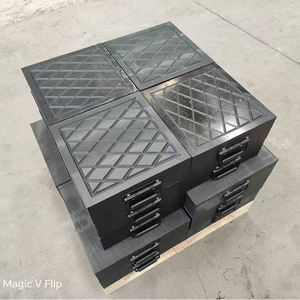 400*400*40mm 100% HDPE Tampon de support de jambe de grue de camion - Product Image 2