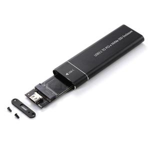 Vente en gros <span class=keywords><strong>NVME</strong></span> M.2 boîtier SSD <span class=keywords><strong>USB</strong></span> 3.1 vers PCIE boîtier de disque dur externe Portable en aluminium avec interface de type C - Product Image 2