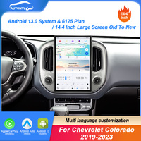Reproductor de DVD Android Navihua de 14.4 Pulgadas para Chevrolet Colorado 2019-2023, Radio con Pantalla Vertical, Carplay, Estéreo, Audio