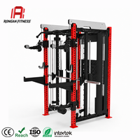 Machine Smith tout-en-un pour usage domestique, cage de musculation complète, rack multifonction en acier Q235, crossover à câbles