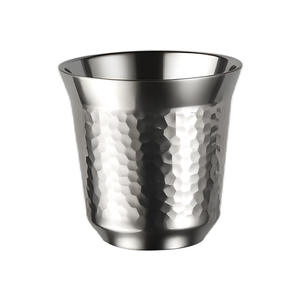 Taza de Café de Acero Inoxidable 304, Taza Aislada al Vacío de Doble Pared, Resistente al Calor, Reutilizable, Apilable para Bebidas Calientes - Product Image 6