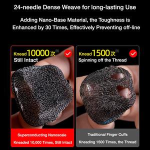 Queste guanti in fibra d'argento traspiranti offrono un tocco sensibile per lo schermo e un'esperienza di indossabilità confortevole. - Product Image 6