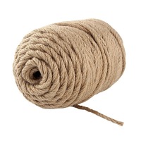 Fabricant de cordes en chanvre en gros - Corde en chanvre tressée épaisse de 1 à 80 mm de diamètre, emballage en rouleau pour artisanat, griffoir pour chat