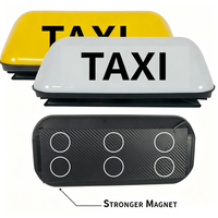 Nouvelles lampes de toit LED EURS de grande taille pour taxi, 12V, étanches, magnétiques, pour utilisation en taxi