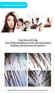 Dispositivo Eléctrico de Masaje para Cuero Cabelludo y Cabeza, Relajación del Cuero Cabelludo, Analizador de Folículos Capilares de Alta Definición, Peine para el Cuidado del Cabello - Product Image 2